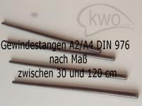 Gewindestangen A2/A4 nach Maß